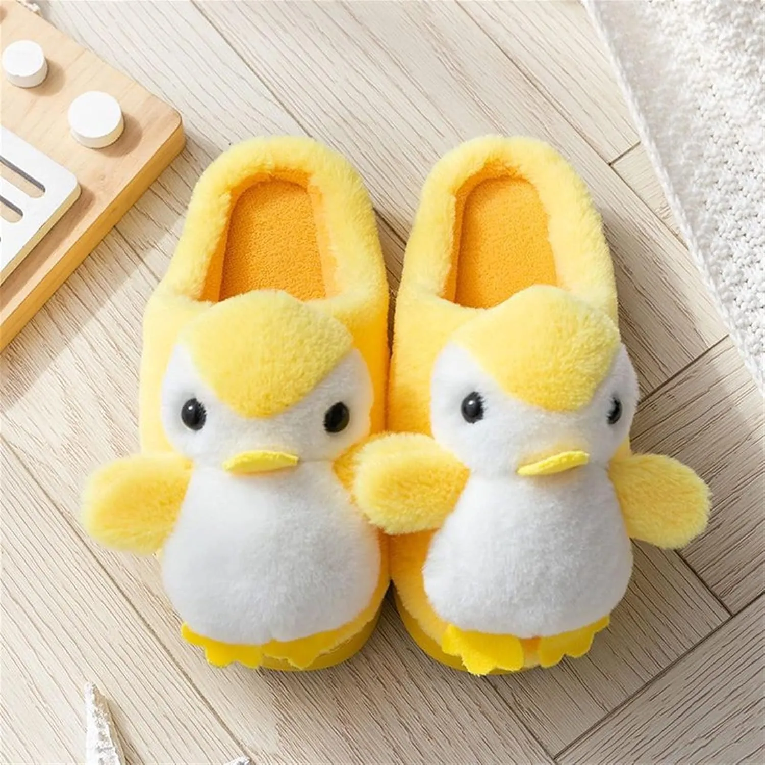 Penguin slippers Womens Animal Slippers Novelty Cozy Fuzzy Slippers Soft Plush Winter Warm House Shoes