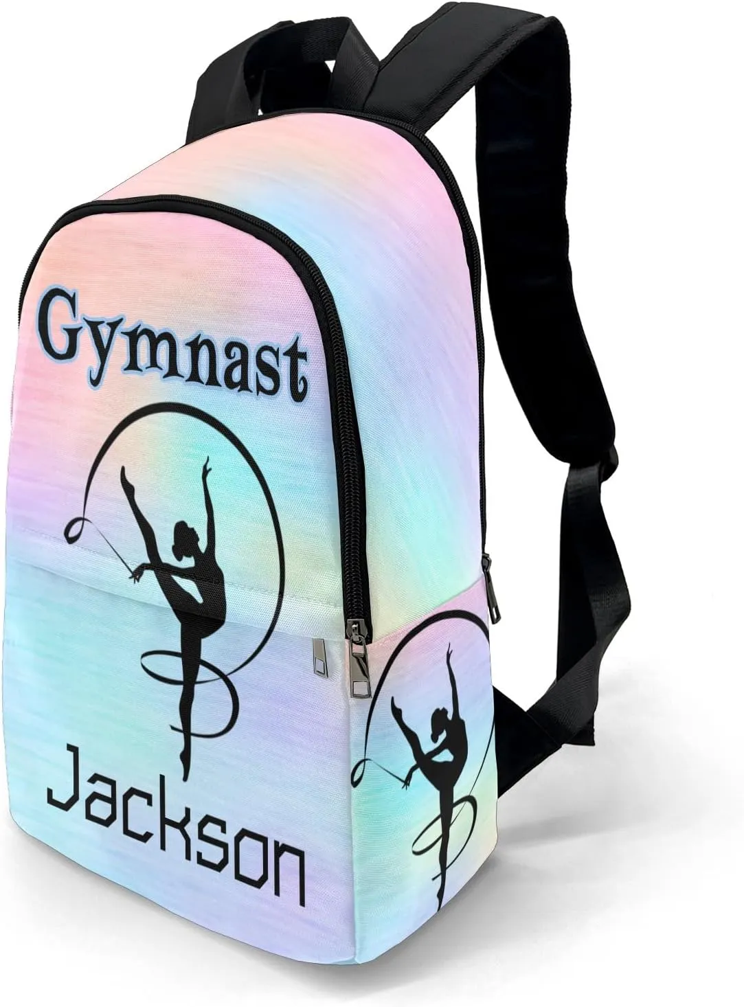 Personalised Casual Rucksack Large Capacity Casual Backpack Custom Unisex Travel Bag Gymnastics