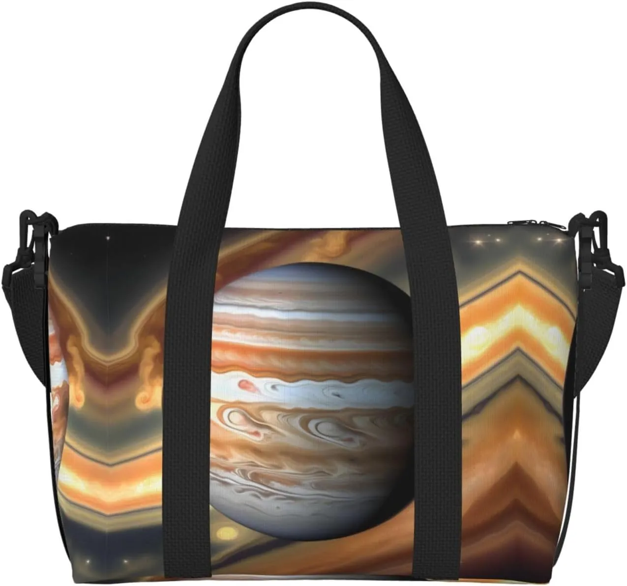 Phayah Jupiter Landscape Crossbody Travel Bag Overnighter Duffel Bags Carry On Size Ideal For School Or Overnight Travel Bag