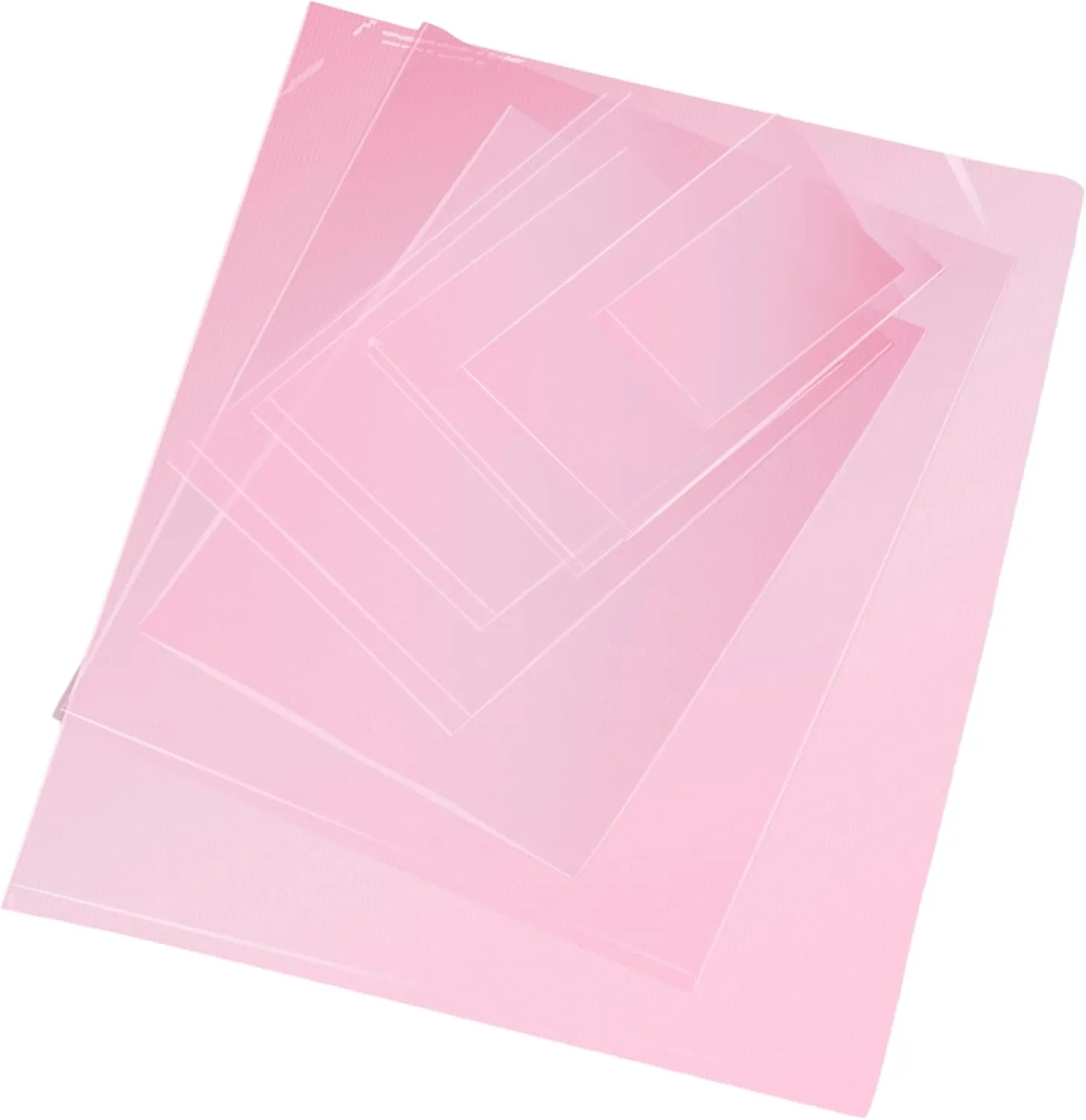 Pink Anti-Static Plastic Flat Bags - 24 x 36 & (50 Bags) 2 Mil Heavy Duty Plastic Bags | Heat Sealable Bags for Packaging Products | Plastic Baggies for Small Businesses