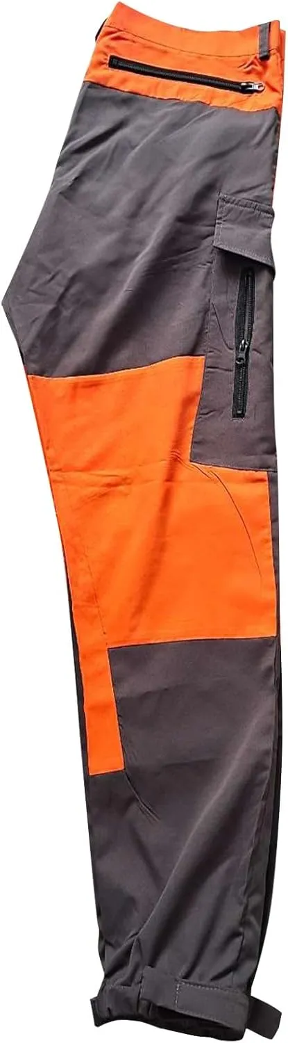Plus Size Men Cargo Pants Baggy Straight Leg Pant Color Block Hiking Pants Casual Work Pants Light Tactical Trousers