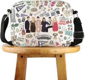 POFULL TV Show Inspired Gift Characters Corssbody Bag For Fans Gift