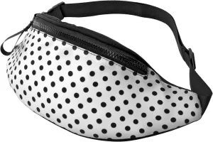 Polka Dots Fanny Waist Bag Pack Casual Chest Bag Waist Packs Everywhere Belt Bag Sling Bag for Women Men