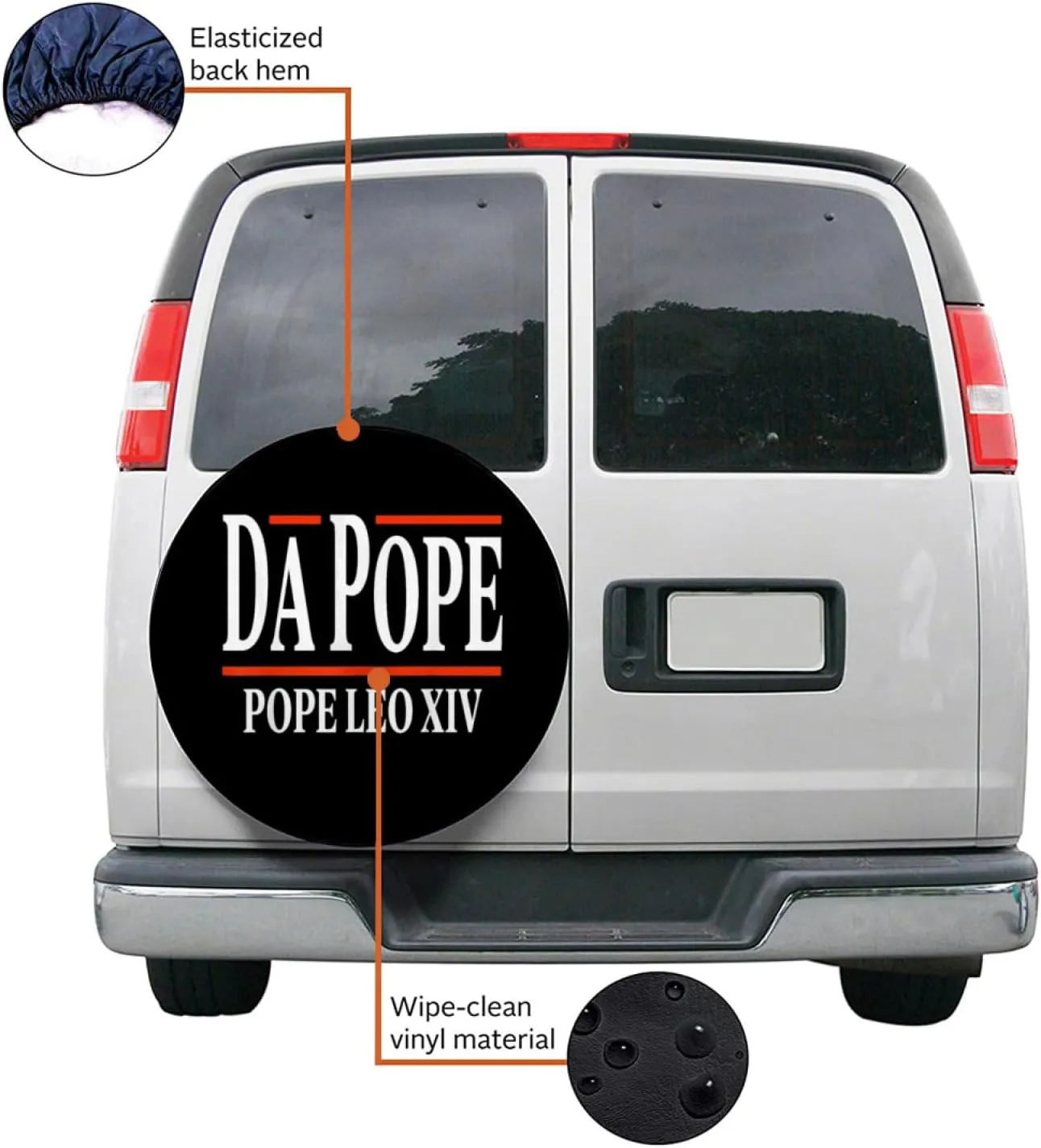 Pope Leo XIV Shirt Cardinal Robert Prevost Da Pope for Trailer Rv SUV Truck Camper Travel Trailers Accessories 14" 15" 16" 17"