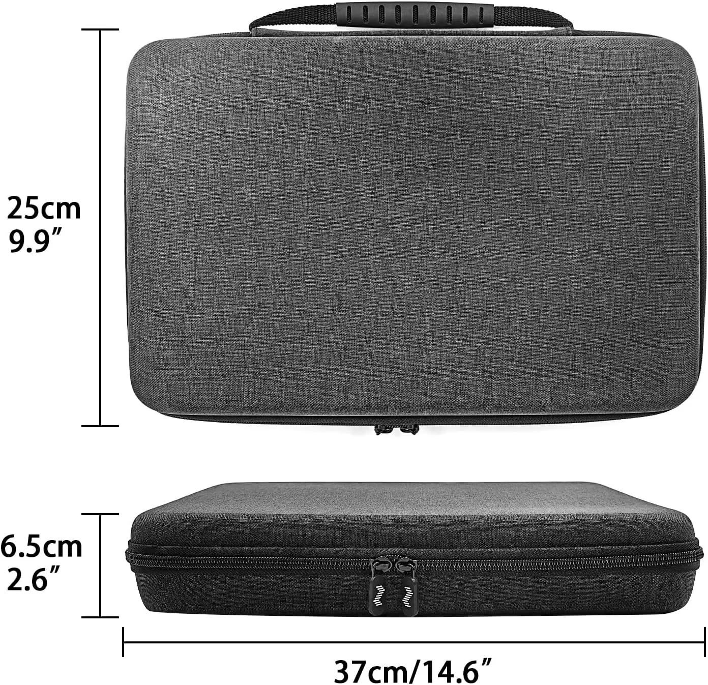 Premium Velvet HardShell Case Compatible with Arturia MiniLab 3 case MiniLab MkII 25 Slim-Keyboard Controller cover Arturia Midi Controller Synthesizer case(Grey)
