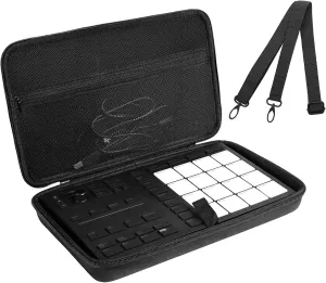 Premium Velvet Hardshell Travel Case Compatible with Native Instruments Maschine Mikro MK3 case Drum Controller Analog Device cover