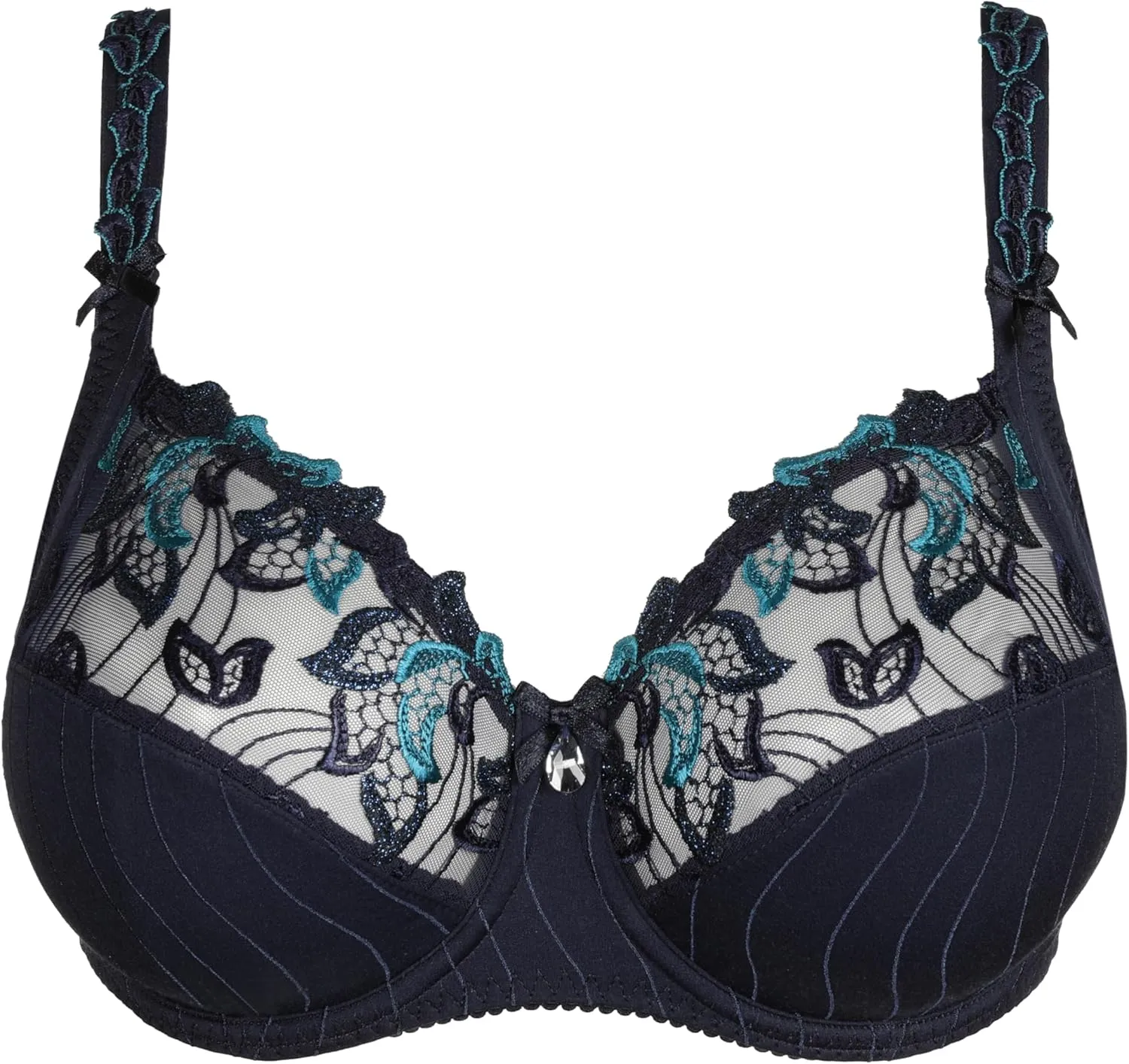 PrimaDonna Deauville Side Support Bra 36E, Velvet Blue