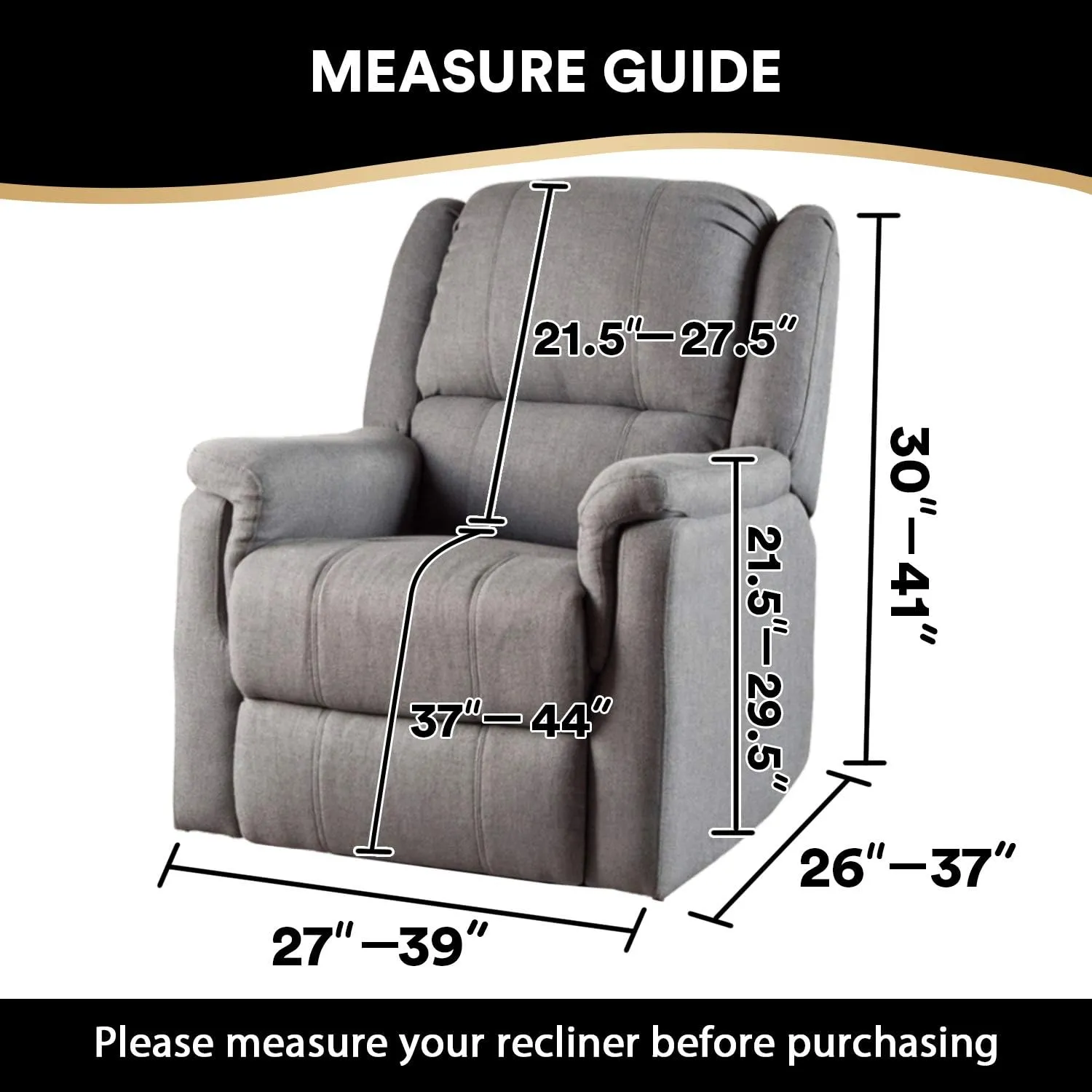 PrinceDeco Recliner Chair Cover Velvet Stretch Recliner Couch Covers 4-Pieces Style Recliner Chair Covers Recliner Cover for Reclining Chair Slipcovers Feature Non Slip Form Fitted Thick Soft,Blue