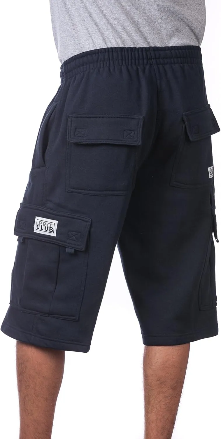 Pro Club Men's Fleece Cargo Short