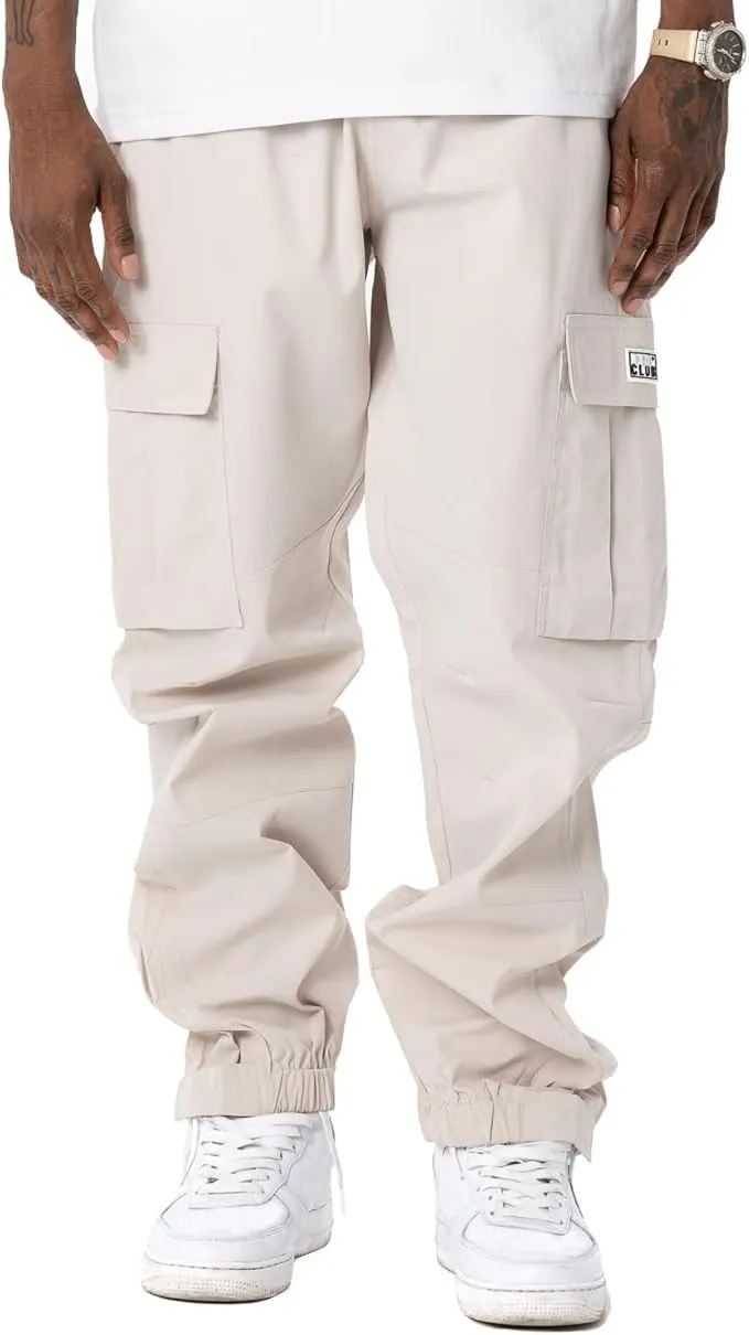 Pro Club Men's Nylon Cargo Pants
