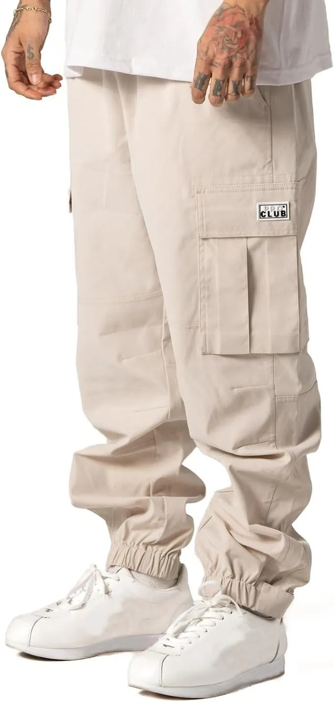 Pro Club Men's Nylon Cargo Pants