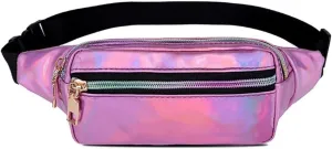 PU Patent Leather Bright Breast Bag Multi-functional Color Crossbody Bag Wholesale(black-JoJo's Bizarre Adventure1)