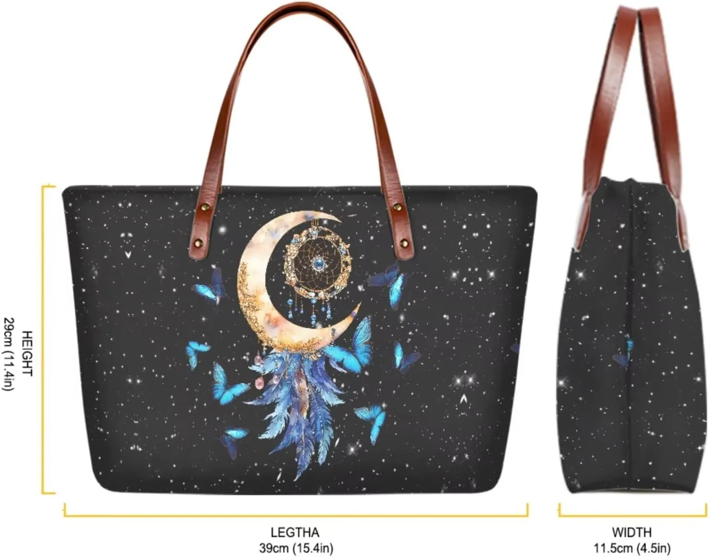 Purse and Wallet Set Large Shoulder Satchel Purse Tote Handbags with PU Wallet for Party Work Shopping Travel