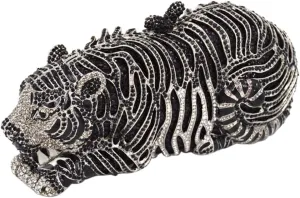 Purse For Women Crystal Evening Bags Chain Clutches Luxury Handbags Rhinestones Wedding Tiger