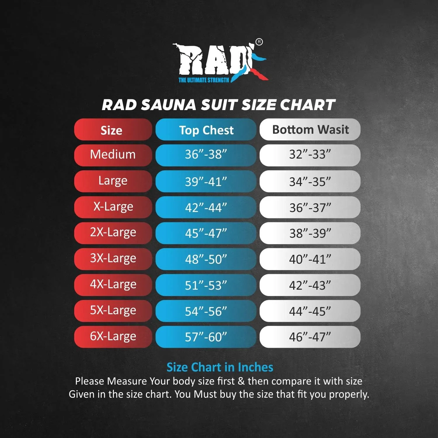 RAD Sauna Sweat Suit for Men & Women (Medium To 6XL) for Weight Loss & Fat Burn Sweating Suit Red,White,Gold,Pink,Blue