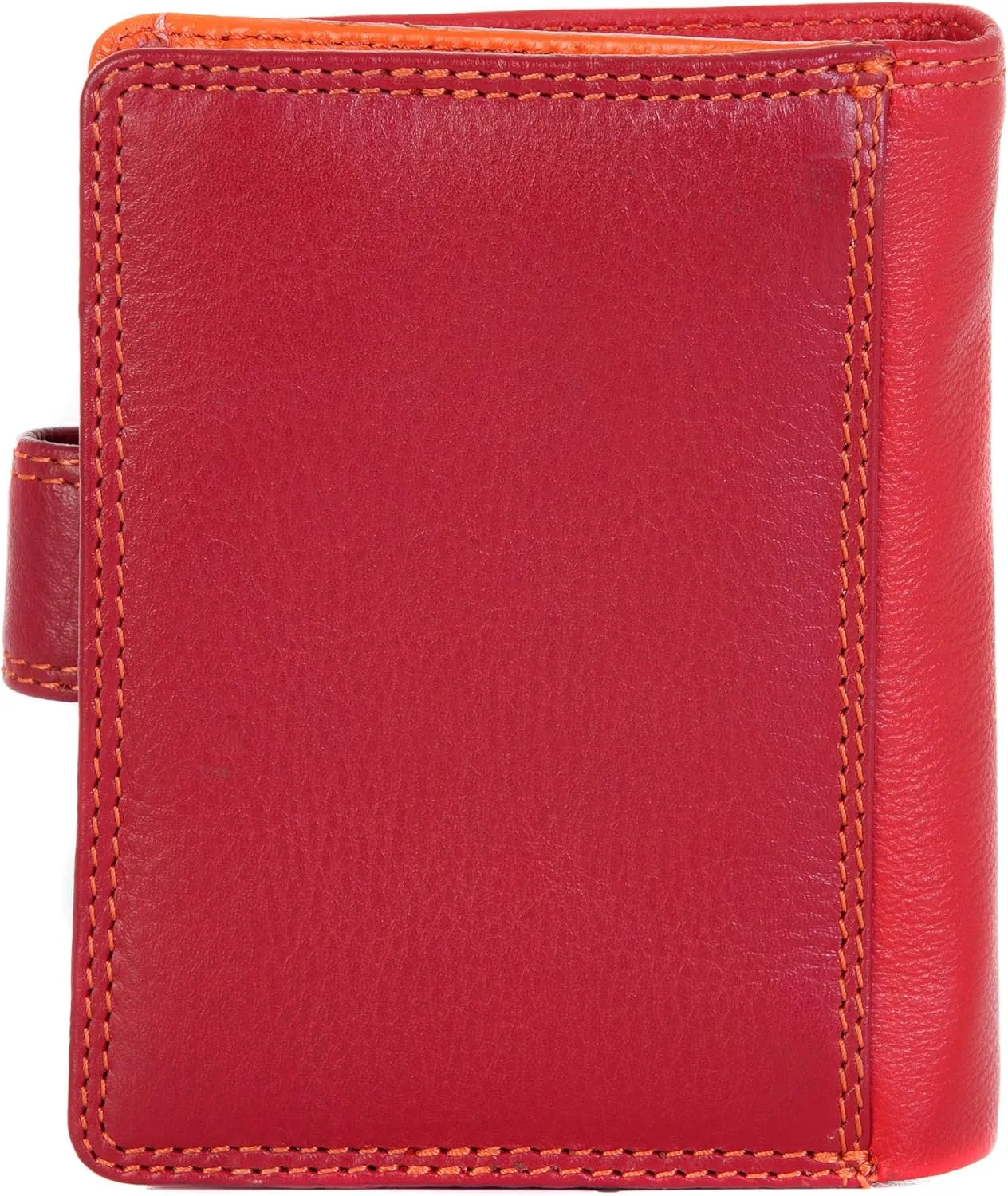 RB40 Multi Colored Red/Orange/Crimson Small Soft Leather Ladies Wallet & Purse