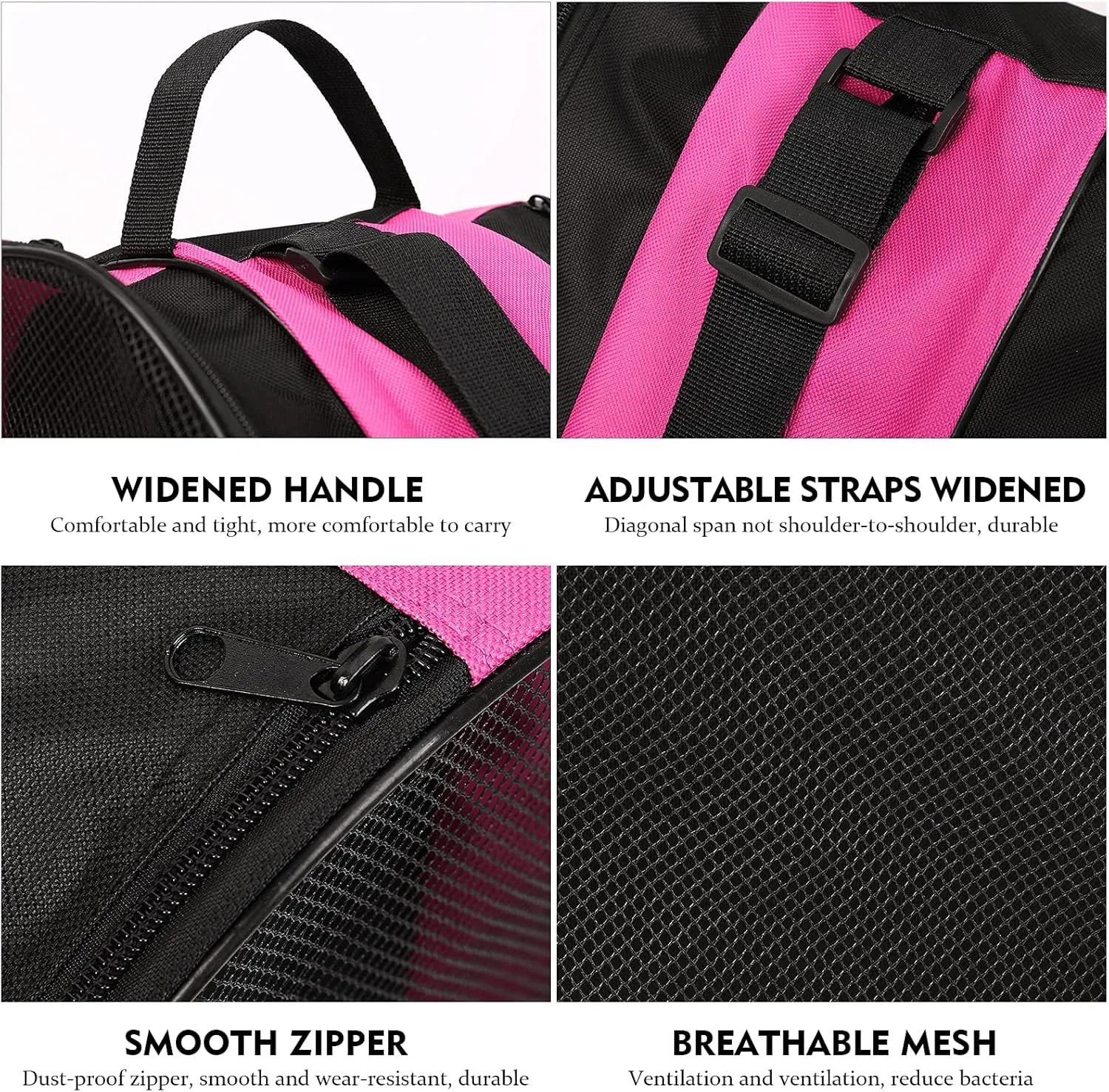 Roller Skate Bags,Breathable Ice-Skating Bag with Adjistable Shoulder Strap and Top Handle,Oxford Cloth Skating Shoes Bag without Unpleasant Smell Roller skate Accessories for Unisex Women Men Adult and kid 2 Pack