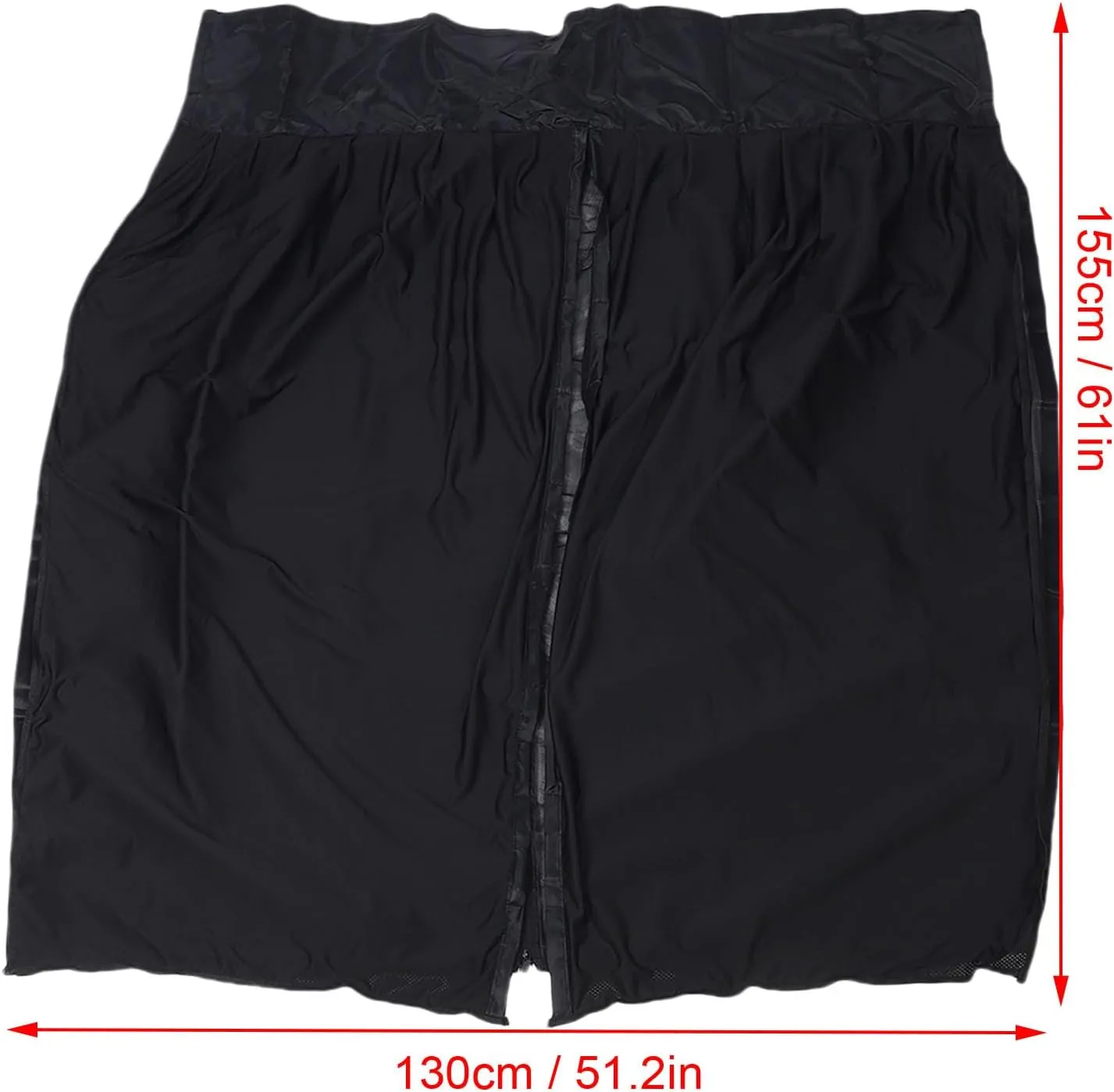 RV Camping Car Door Curtain, Outdoor Magnetic Closure Curtainwith Double Layer Structure for All Weather Condition (W130*H155cm)