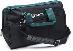 SATA 13-Inch Portable Tool Bag with Waterproof Construction and Multiple Interior and Exterior Pockets, Tool Storage and Organizer - ST95181