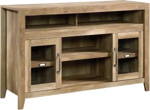 Sauder 419119 Dakota Pass Entertainment Credenza, For TVs up to 60', Craftsman Oak finish