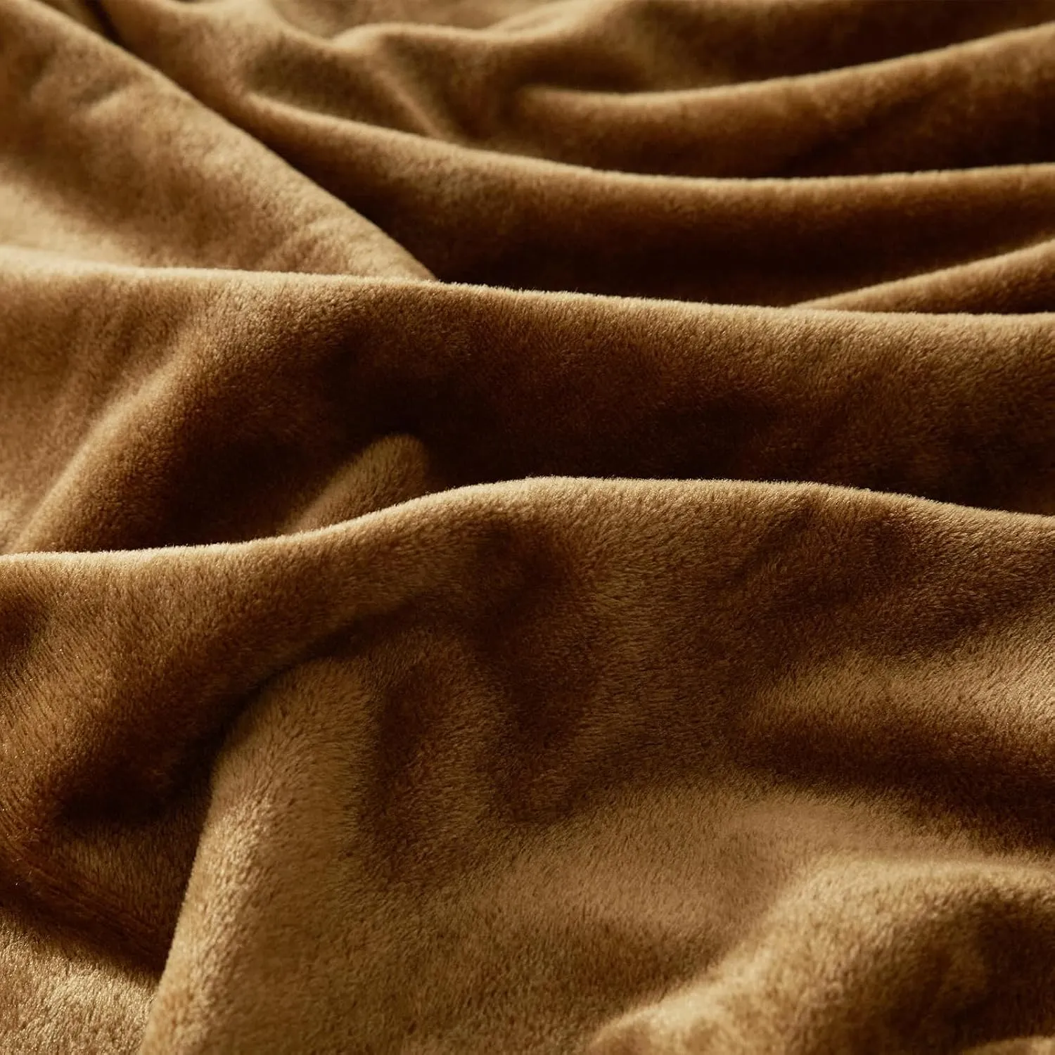 SE SOFTEXLY Velvet Duvet Cover Queen Size, Soft Flannel Duvet Cover with Zipper Solid Breathable Silky Velour Comforter Cover, Cozy Winter Duvet Cover Set with 2 Pillowcases, 90" x 90", Dark Khaki