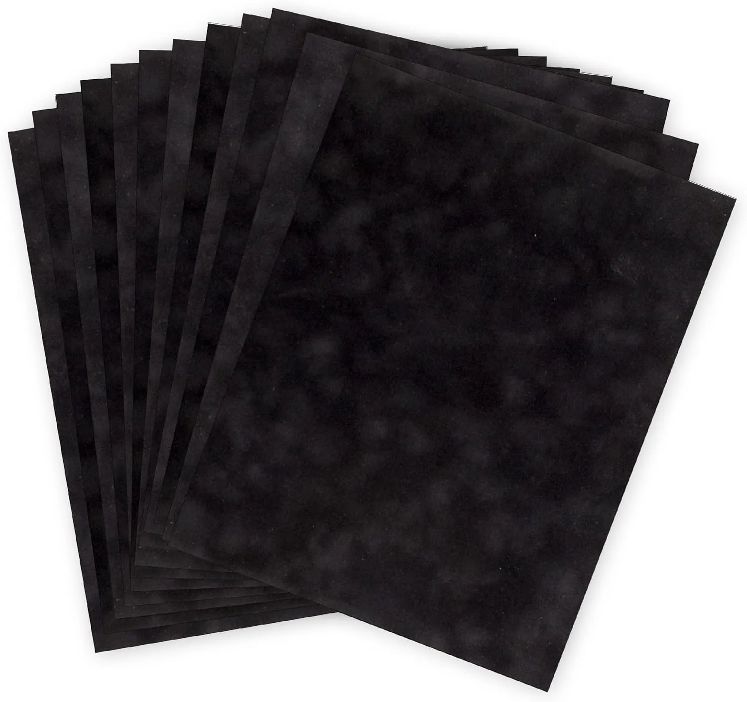 S.E.I 12-Sheet Velvet Paper, 8.5 by 11-Inch, Midnight