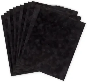 S.E.I 12-Sheet Velvet Paper, 8.5 by 11-Inch, Midnight