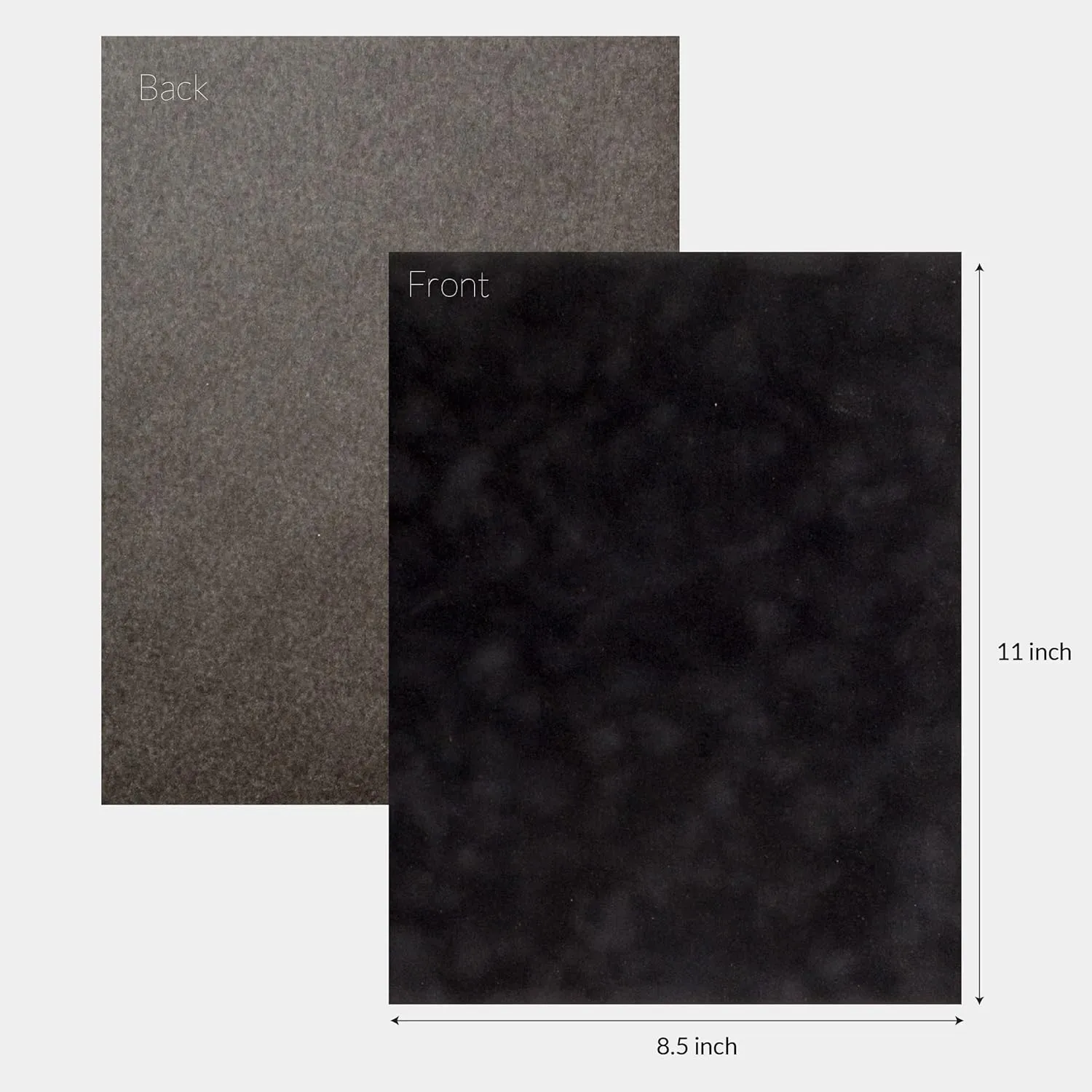 S.E.I 12-Sheet Velvet Paper, 8.5 by 11-Inch, Midnight
