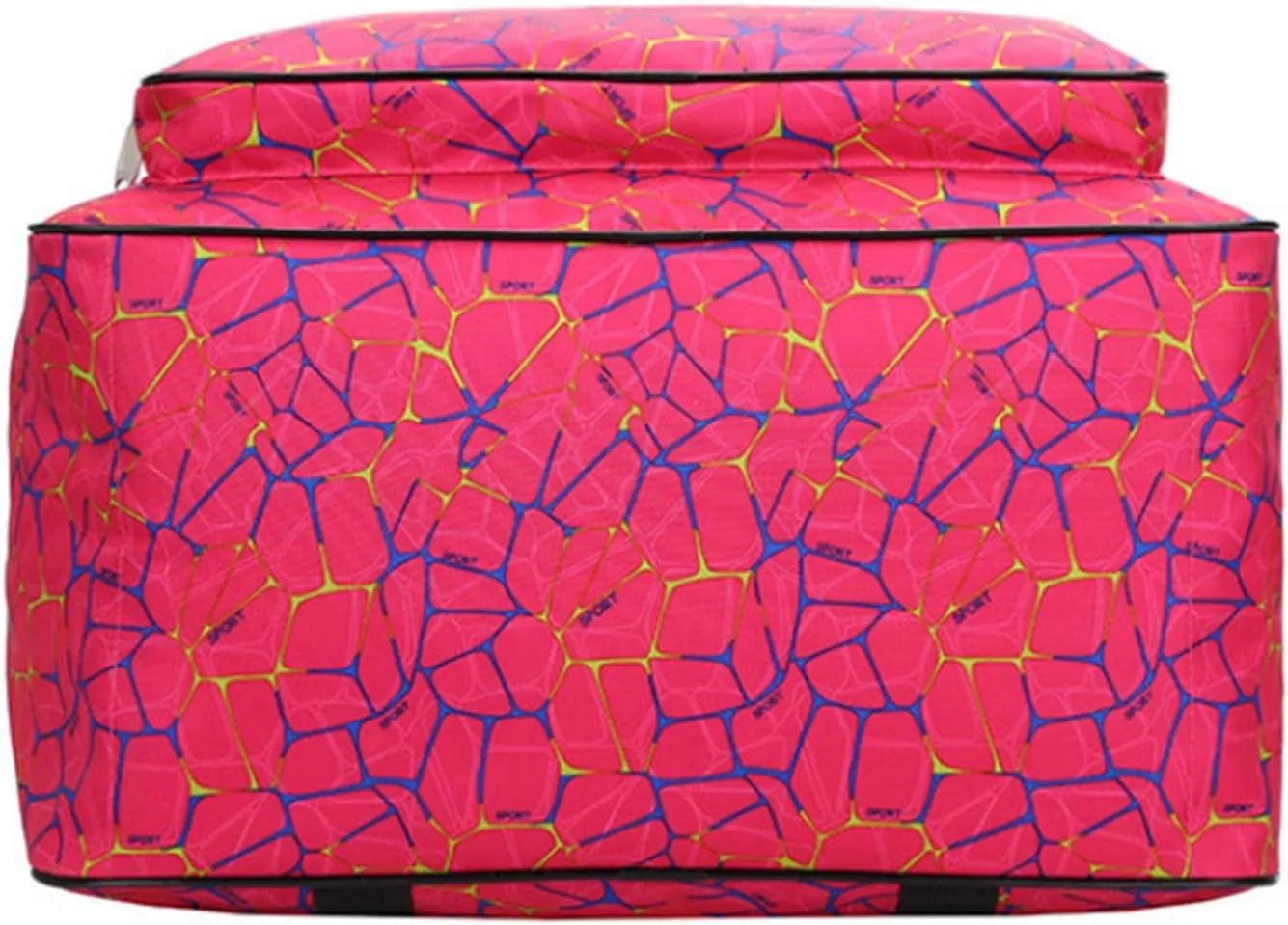 Sewing Machine Carrying Case Large Capacity Portable Nylon Tote Handbag, Rosy, 46x23x32cm