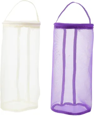 SEWOART Woolen Yarn Storage Mesh Bag Yarn Ball Holder Thread Pouch for Travel Knitting Bag Tote