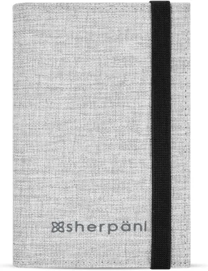 Sherpani Vienna, RFID Blocking Passport Holder, Travel Passport Cover Wallet, Travel Documents Organizer Protector for Women, Travel Gift (Sterling)