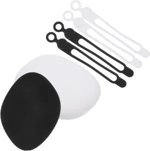 Silicone Headphone Storage Box Cable Ties for Earphones Organize Cables Accessories Portable Bag for Travel Office Home