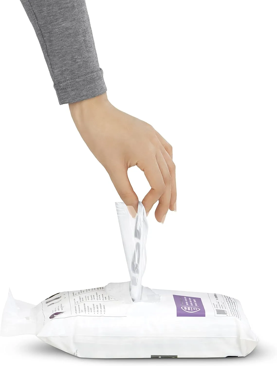simplehuman Code H 200 Count, Dispenser Pack Custom Fit Liners, Drawstring Trash Bags, 30-35 Liter / 8-9 Gallon