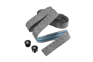 Skwiki Road Bike Handle Bar Tape, Adherent PU Leather, Gripy, High Rebound, Breatheable, Multi-Layer Structure (Grey)