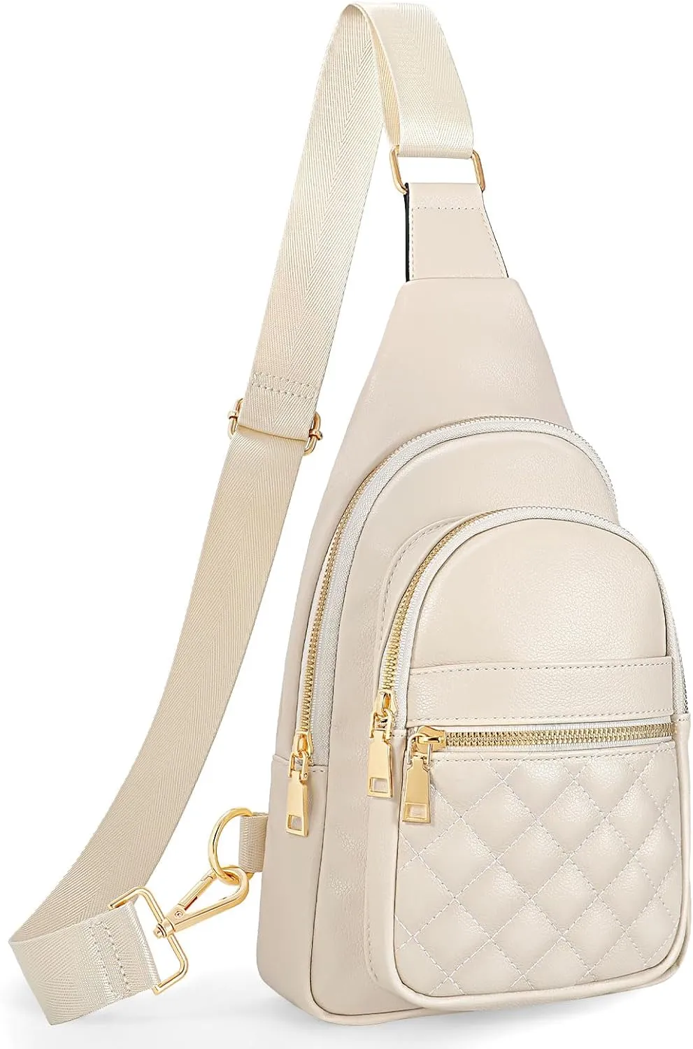 Sling Bag for Women Crossbody Leather Fanny Packs Chest Bag Fashion Sling Backpack Travel JASGOOD