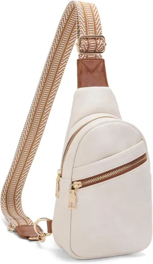Small Sling Bag for Women - Vegan Leather Crossbody Purse with Fanny Pack Style for Women