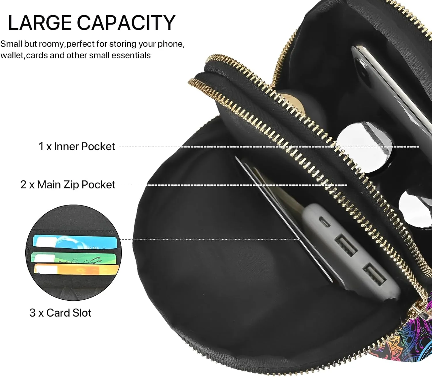 Small Sling Bag Leather Fanny Packs for Women Crossbody Purses Travel Chest Casual Daypacks