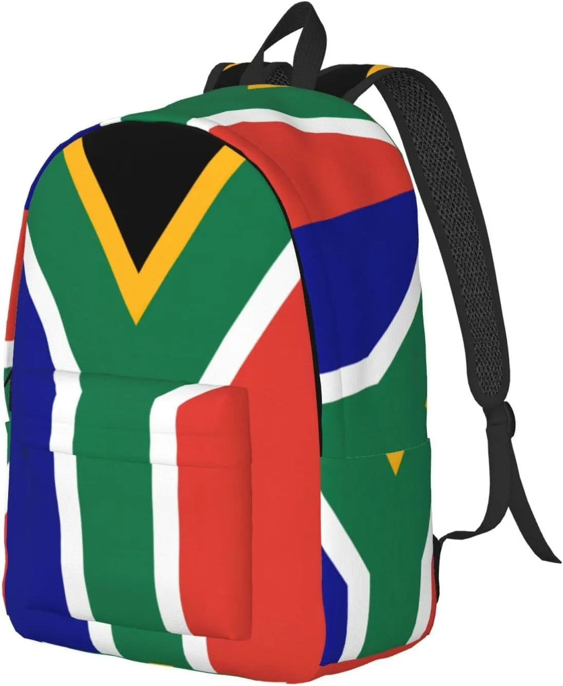South African flag print Laptop Backpack for Women Men,Bookbag Casual Daypackfor College Work for Travel Computer