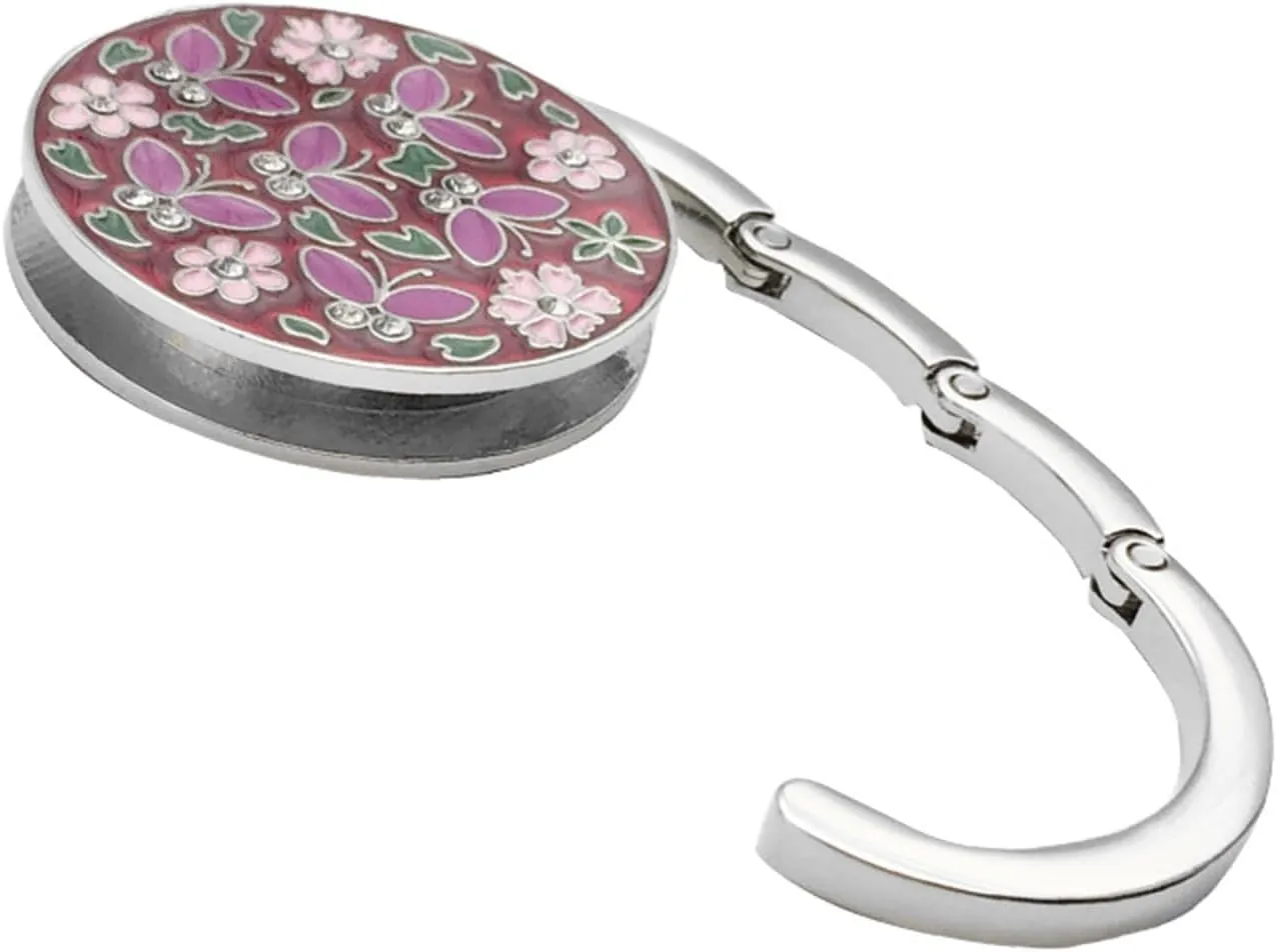 Space Saving Designs Folding Handbag Hanger Great for Public and Private Space Craft of Sturdy Zines Alloy Materials