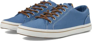 Sperry Mens Shoes Men's Striper II Lace to Toe Seasonal Sneaker, Blue Linen, 9.5