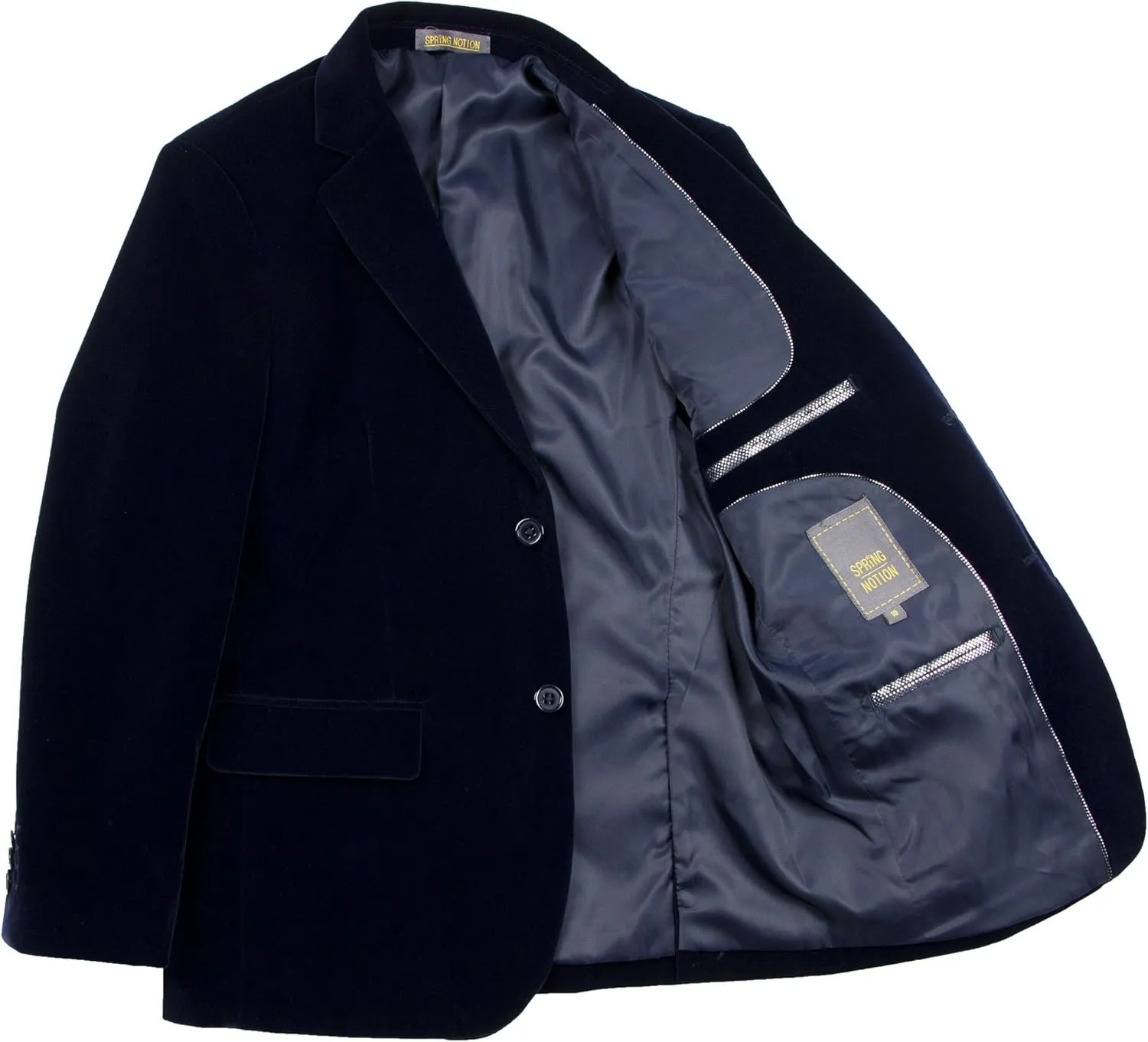 Spring Notion Big Boys' Velvet Blazer Set
