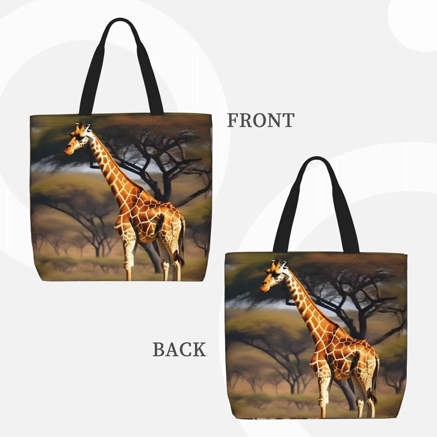 SSIMOO Cartoon Milk Cow Trendy Fashion Shopping Bags,Zippered Convenience Bag,Shopping Tote And Shoulder Bag