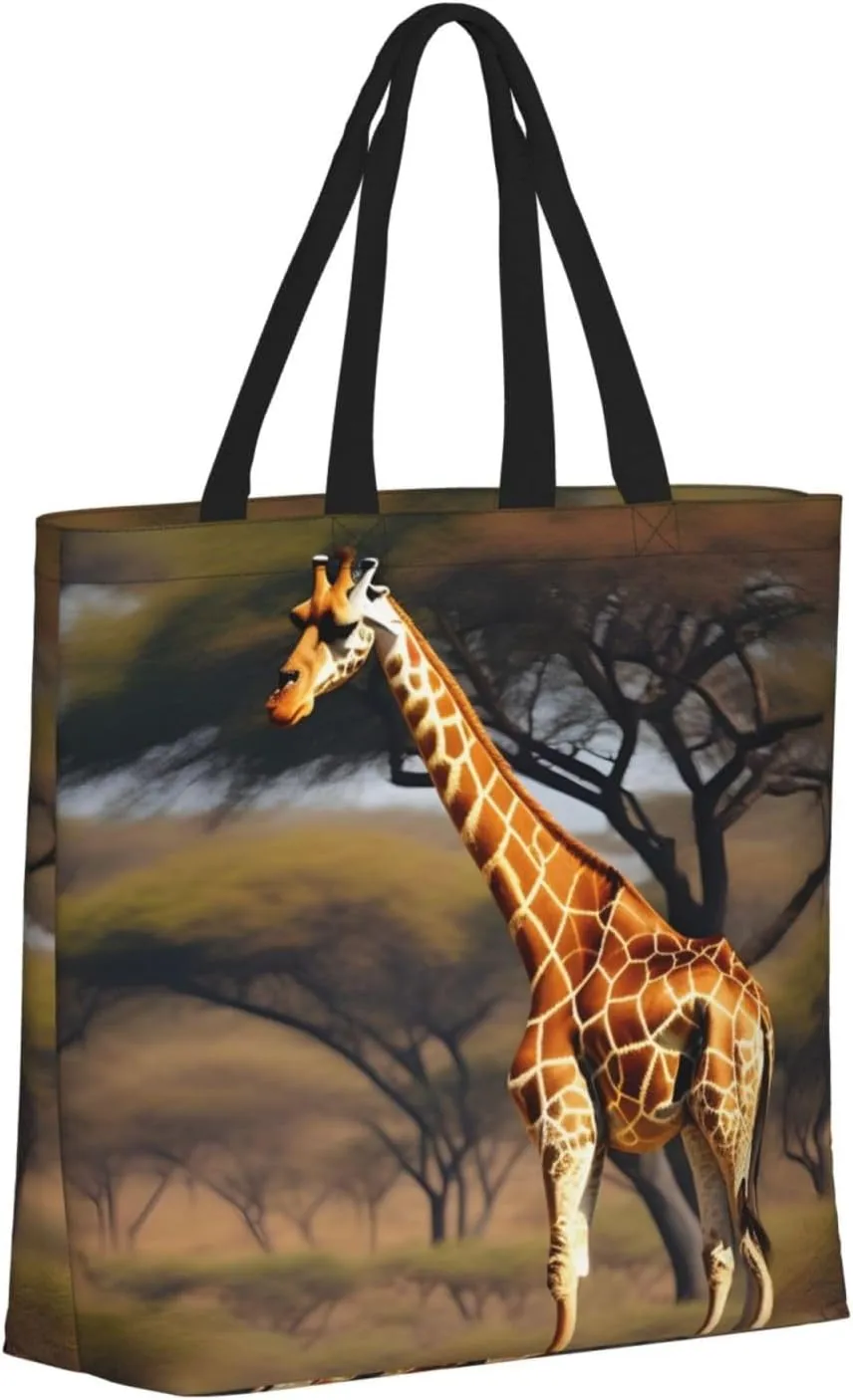 SSIMOO Cartoon Milk Cow Trendy Fashion Shopping Bags,Zippered Convenience Bag,Shopping Tote And Shoulder Bag