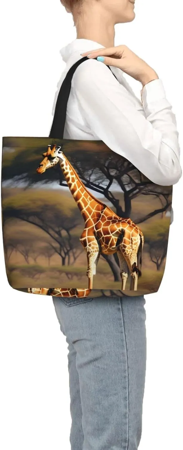 SSIMOO Cartoon Milk Cow Trendy Fashion Shopping Bags,Zippered Convenience Bag,Shopping Tote And Shoulder Bag