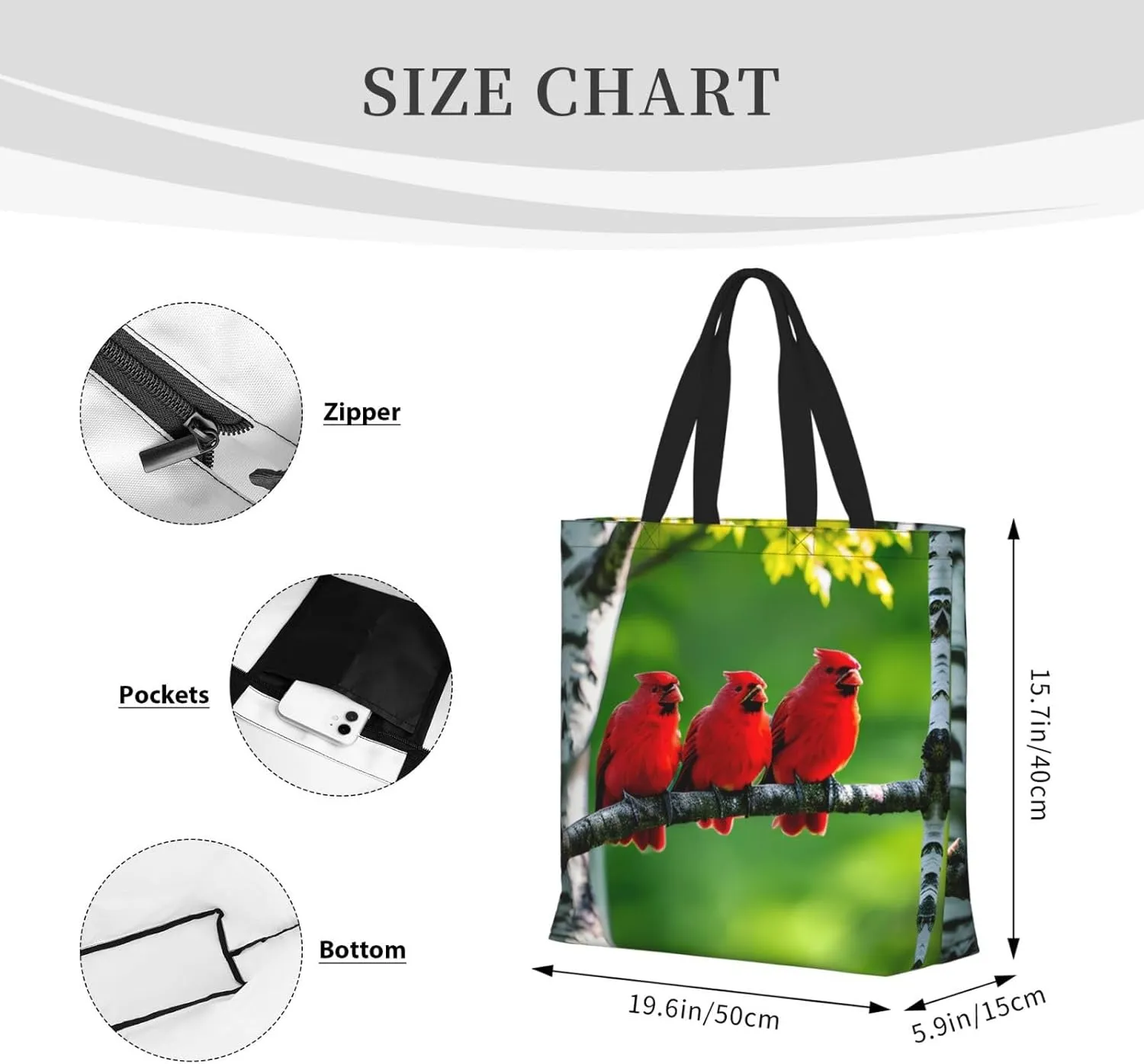 SSIMOO Flowers Colorful Butterfly 1 Stylish Zipper Shopping Bags,Shoulder Bag,The Perfect Blend Of Style And Convenience