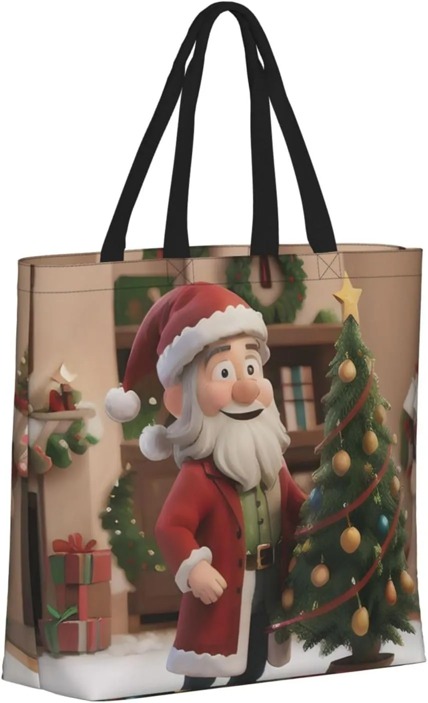SSIMOO Lovely Cartoon Cats Stylish Zipper Shopping Bags,Shoulder Bag,The Perfect Blend Of Style And Convenience