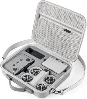 STARTRC PHOTO Neo Carrying Case for DJI Neo Accessories Portable PU Travel Storage Protective Bag With Shoulder