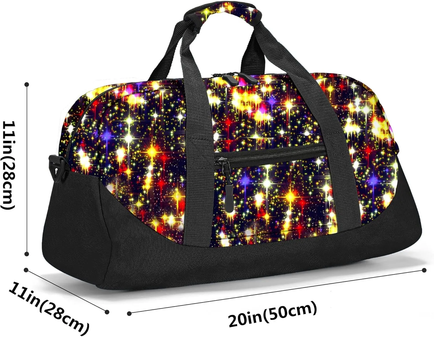 Stumdo Kids Overnighter Duffel Bags for kids, Carry-On Size & Ideal for School Practice or Overnight Travel Weekender Tote for Travel Gym Sport bag for Boys & Girls (11-ddeng)