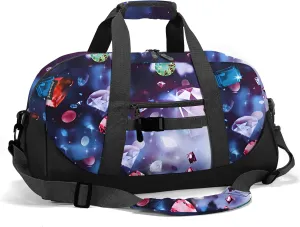 Stumdo Kids Overnighter Duffel Bags for kids, Carry-On Size & Ideal for School Practice or Overnight Travel Weekender Tote for Travel Gym Sport bag for Boys & Girls (11-zshi)