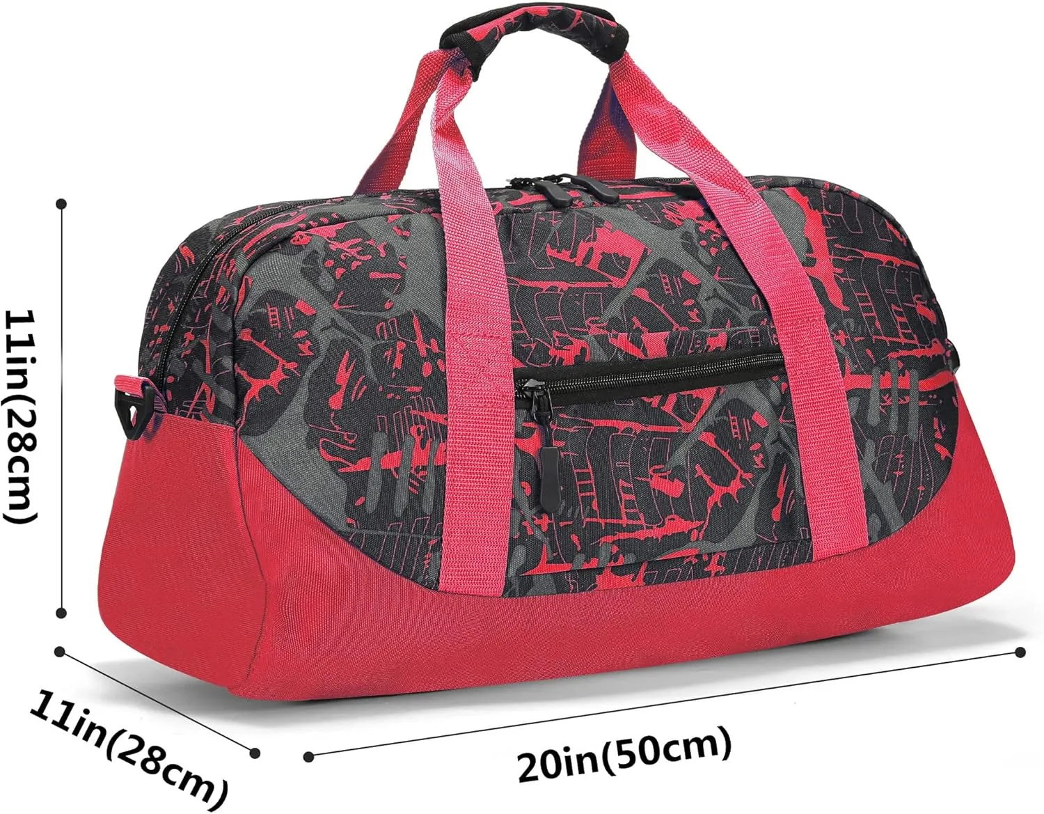 Stumdo Kids Overnighter Duffel Bags for kids, Carry-On Size & Ideal for School Practice or Overnight Travel Weekender Tote for Travel Gym Sport bag for Boys & Girls (11tyhong)